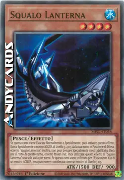 SQUALO LANTERNA • (Lantern Shark) • Comune • MP21 IT054 • 1Ed • Yugioh ANDYCARDS - Image 1