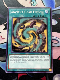 Ancient Gear Fusion YUGIOH LEDE-AE113 COMMON Near Mint Asian-English - Image 1