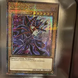 Dark Magician (New Art) RA04-EN001 Quarter Century Secret Rare 1st Ed Yugioh NM - Image 1