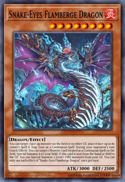 Snake-Eyes Flamberge Dragon - RA03 - Ultra Rare - Yugioh - EURO - Image 1