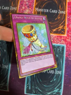Yu-Gi-Oh! TCG Grand Horn of Heaven PGL3-EN040 Gold Secret Rare 1st Ed Near Mint - Image 2