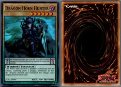 DUEA-EN000 Yugioh, Dragon Horn Hunter, Holo Super Rare - Image 1