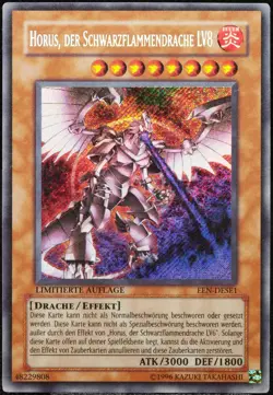 Yu-Gi-Oh! Horus, Der Schwarzflammendrache LV8 EEN SCR Ltd [LP] Promo | DE 2005 - Image 1