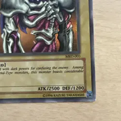 Summoned Skull💀 MRD-003 Yu-Gi-Oh Ultra Rare Vintage Card Lightly Played - Image 4