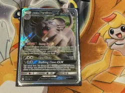 Pokemon - Alolan Persian GX - 129/236 - SM Cosmic Eclipse - Half Art Card - Image 1