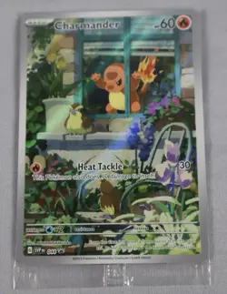 Pokemon Charmander 044 Scarlet & Violet Promo Card Holo Black Star NM Condition - Image 1