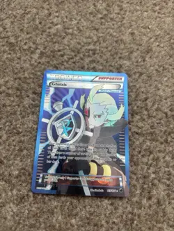 Ghetsis 115/116 Full Art Trainer Plasma Freeze Black & White Rare Pokemon Card - Image 1