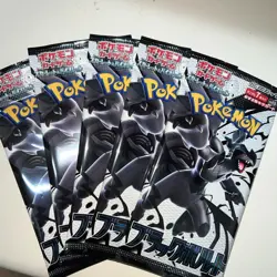 Pokemon Cards Black Bolt Booster pack 5PACK SV11B Scarlet Violet Japanese - Image 1