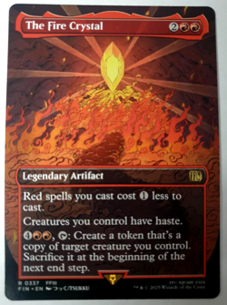 MTG Final Fantasy - The Fire Crystal - Borderless Rare - 0337 NM - Image 1