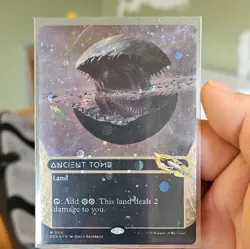 Ancient Tomb (0091) (Borderless) (Galaxy Foil) Edge of Eternities: Stellar... - Image 1