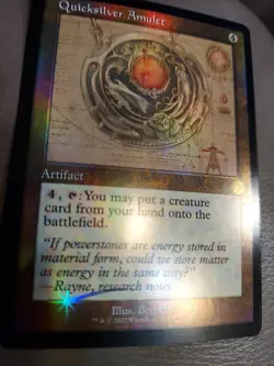 Quicksilver Amulet The Brothers' War: Retro Frame Artifacts Foil - Image 1