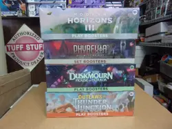MTG MODERN HORIZONS 3 + DUSKMOURN + OUTLAWS PLAY + PHYREXIA SET BOOSTER BOXES - Image 1