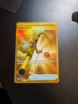 Pokemon TCG Super Rod Paldea Evolved Card 276/193 Gold Rare - Image 1