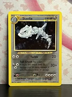 Pokemon TCG Bundle 2 Cards Steelix Neo Genesis Yanma Neo Discovery - Image 1