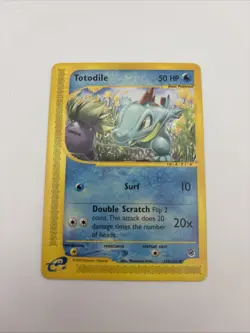 Pokemon Totodile 134/165 Expedition Base Set Regular 2002 - Image 1