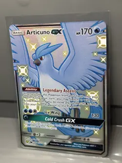 Pokemon TCG Articuno GX SV54/SV94 Hidden Fates: Shiny Vault Holo Legendary Birds - Image 2