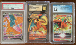 PSA CGC Graded Pokemon Charizard Slabs Lot of 3 - Image 1