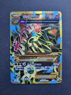 Pokemon Primal Groudon EX TCG Full Art Ultra Rare Card Ancient Origins 97/98 - Image 1