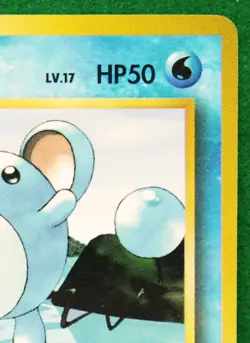 Marill 1996 Vintage LV.17 HP50 Very Rare Nintendo Pokemon Card Japanese F/S - Image 3