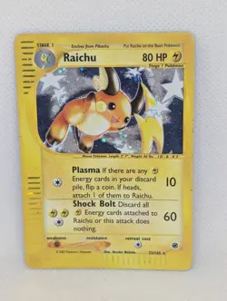 Raichu 025/165 Expedition Base Set Holo Rare Pokemon TCG Nintendo Pikachu MP - Image 1