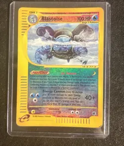 Blastoise Expedition Reverse Holo 37/165 Pokemon 2002 MP - Image 1