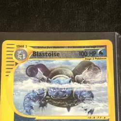 Blastoise Expedition Reverse Holo 37/165 Pokemon 2002 MP - Image 3