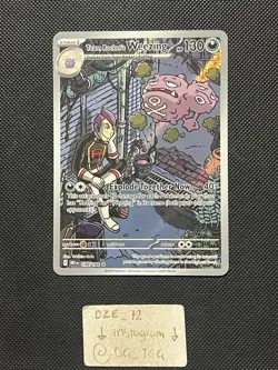 Pokemon Destined Rivals - Team Rocket’s Weezing - 199/182 - Art Rare - MINT - Image 1