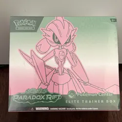 Pokemon Scarlet & Violet Paradox Rift Elite Trainer Box Sealed - Pokemon Center 820650854163 - Image 1
