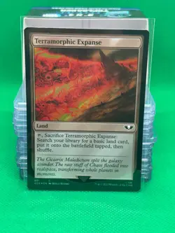Terramorphic Expanse - Warhammer 40k - Surge Foil - MTG - Damaged - Image 1