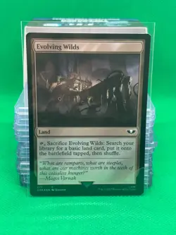Evolving Wilds - Warhammer 40k - Surge Foil - MTG - Damaged - Image 1