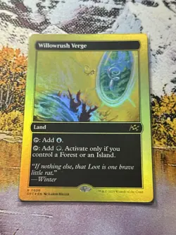 MTG Foil - Willowrush Verge (First-Place Foil) - 506 / NM / English - Image 1