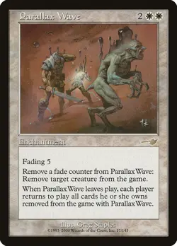 MTG MP 1x Parallax Wave Nemesis Moderate Play, English - Image 1
