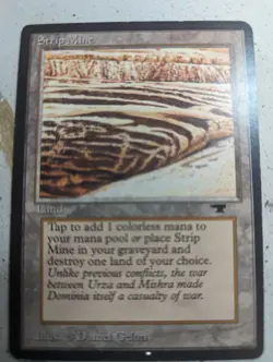 Strip Mine MtG Magic the Gathering Antiquities (no horizon) - Image 1