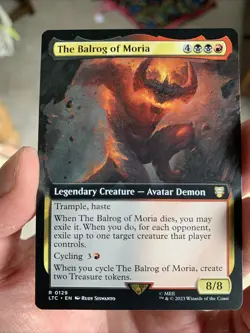 1x THE BALROG OF MORIA - Lord of the Rings - MTG - Magic the Gathering EXTENDED - Image 1