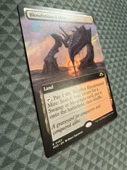 MTG Bloodstained Mire #0463 Extended Art Rare Modern Horizons 3 (MH3) - Image 2