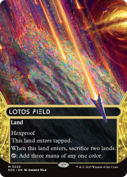 Lotus Field (0023) (Borderless) - 23 - Edge of Eternities: Stellar Sights - Image 1