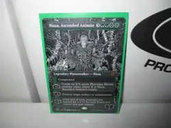 Nissa, Ascended Animist: Borderless: Phyrexia All Will Be One: (339): MTG 2023 - Image 3