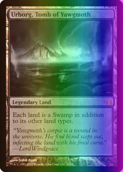 MTG Magic the Gathering Urborg, Tomb of Yawgmoth (13/15) FTV Realms LP FOIL - Image 1
