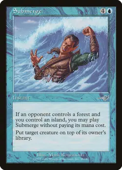 MTG Magic the Gathering Submerge (48/143) Nemesis NM - Image 1