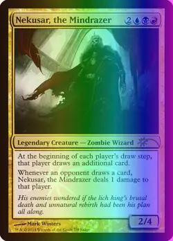 MTG Nekusar, the Mindrazer (7/14) Judge Gift Cards 2014 LP FOIL - Image 1