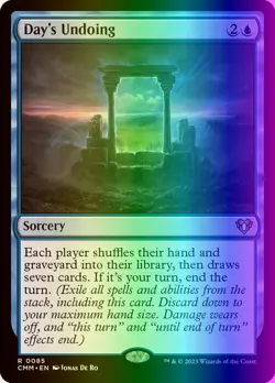 MTG Magic the Gathering Day's Undoing (85/1173) Commander Masters NM FOIL - Image 1