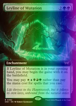MTG Leyline of Mutation (382/469) Duskmourn House of Horror LP FOIL - Image 1