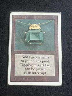 Magic: The Gathering Mox Emerald Unlimited Card English Edition - Image 1