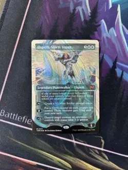 Elspeth, Storm Slayer (Showcase) (Halo Foil) Tarkir: Dragonstorm Foil - Image 1