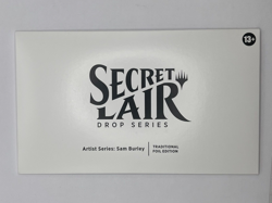 MTG Secret Lair Drop Series Sam Burley Traditional Foil Edition SEALED - Image 1