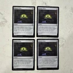 Magic the Gathering MTG Witch's Oven Play Set Of 4 Cards - Image 1