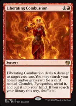 Liberating Combustion - Planeswalker Deck Exclusive - Kaladesh #267/264 MTG Magi - Image 1