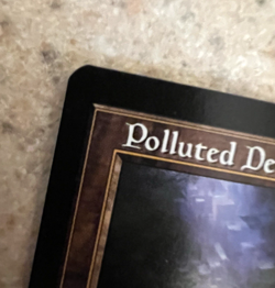 MTG English Magic Card NM Retro Frame POLLUTED DELTA from Modern Horizons 3 - Image 2