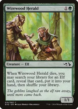 MTG | Wirewood Herald (Elves vs. Goblins) [Duel Decks Anthology] Near Mint - Image 1