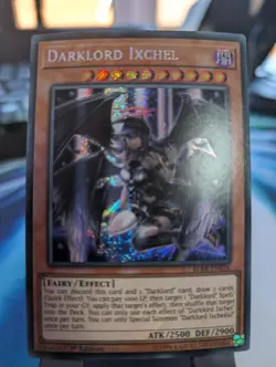 YuGiOh! Darklord Ixchel BLRR-EN076 Secret Rare 1st Ed - Image 1